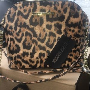 New w tag Steve Madden Crossbody Leopard Purse